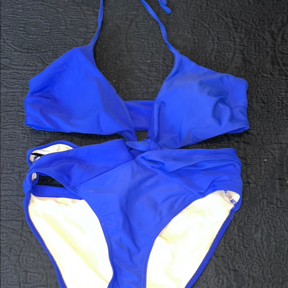 Vibrant Blue Bikini Set